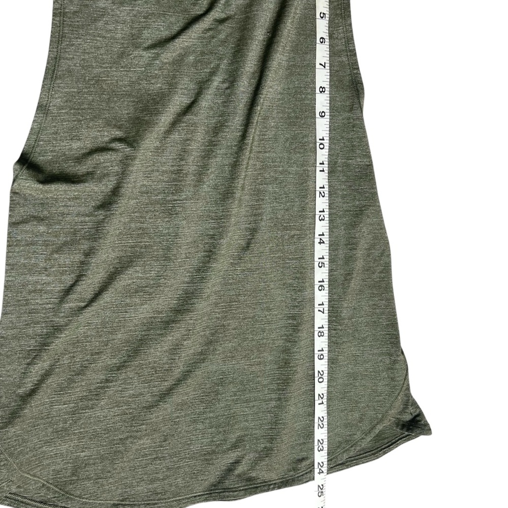Lululemon In A Cinch Tank Heathered Fatigue Green Tank - Picture 7 of 7